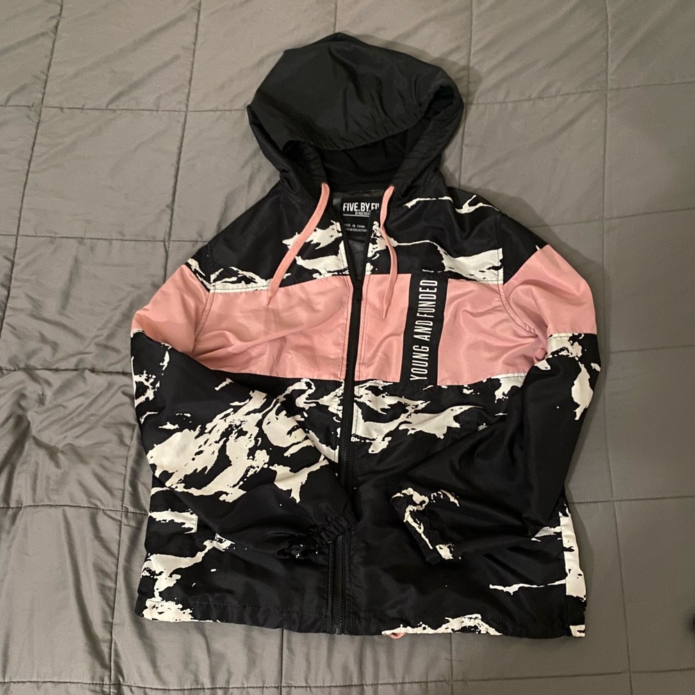 FIVE.BY.FIVE BY Masterpiece Mens L Young and Funded Jacket